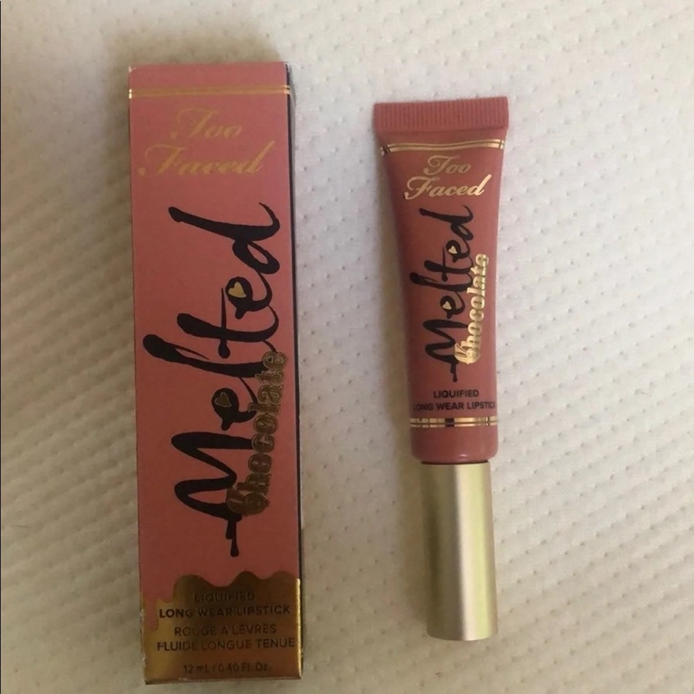 TOO FACED Melted Lipstick 0.4oz Chocolate Milkshake NIB $25